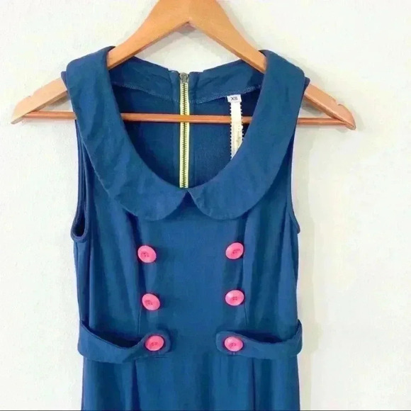 Anthropologie Uncle Frank navy dress - Picture 2 of 4